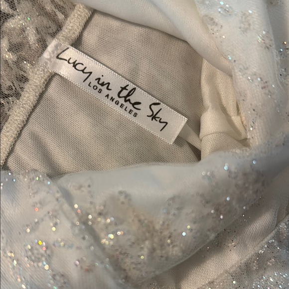 Lucy in the Sky Cream Flutter Sleeve Sundress XXS - Sold Out in stores ! - Picture 2 of 5